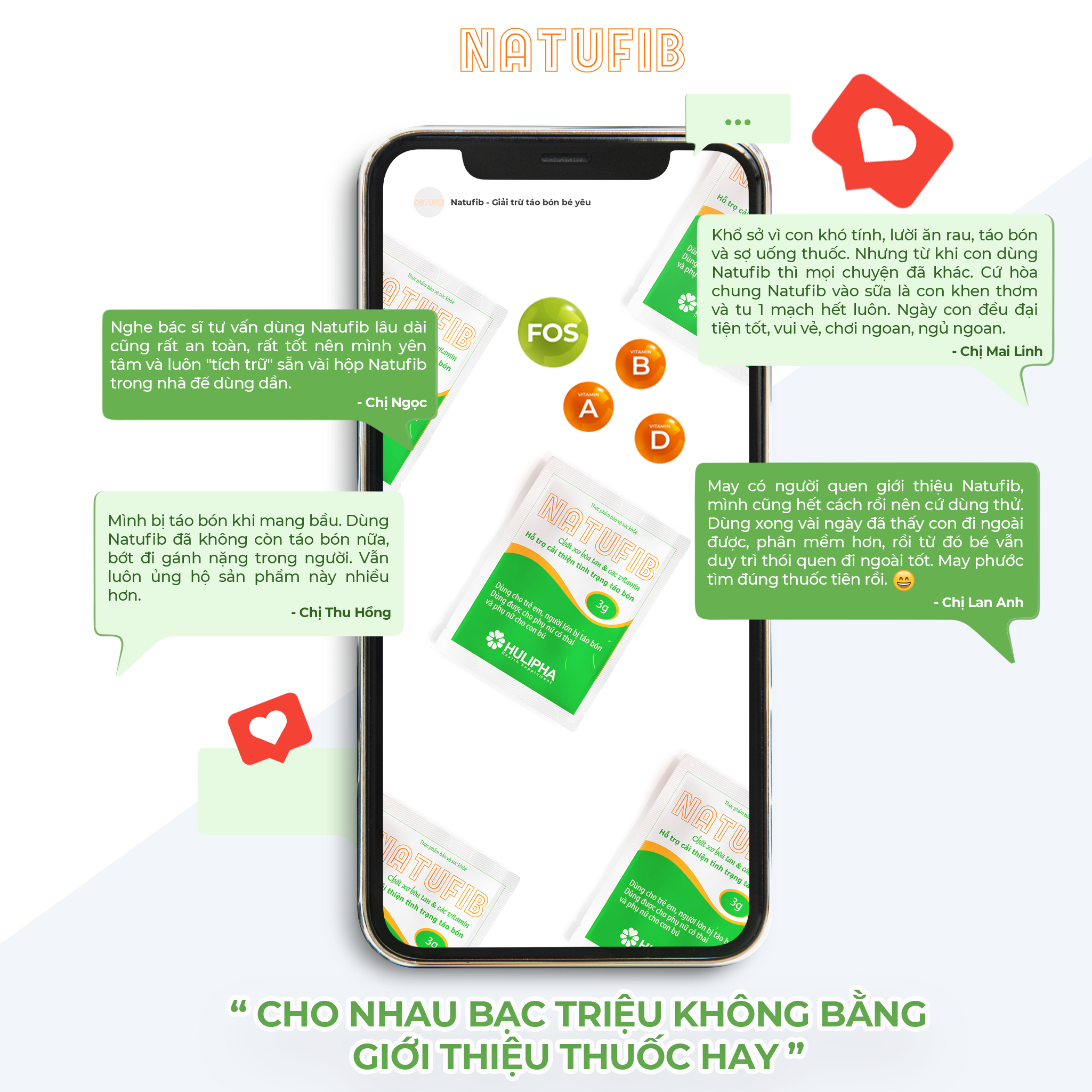 Chất Xơ Hòa Tan Natufib Trị Táo Bón